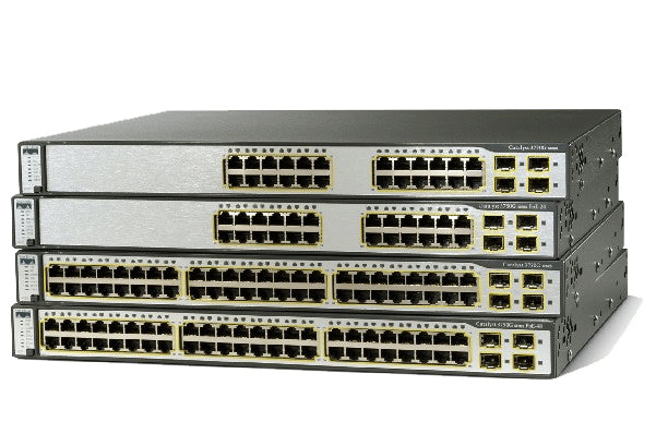 Cisco Catalyst WS-3750G-48TS-S 48-port Gigabit Ethernet Switch P/N: WS-3750G-48TS-S