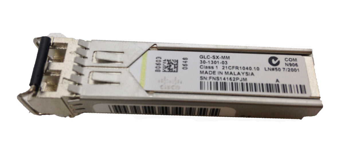 Cisco Compatible 1000BASE-SX SFP 850nm 550m Transceiver Module P/N: GLC-SX-MM=, 30-1301-03