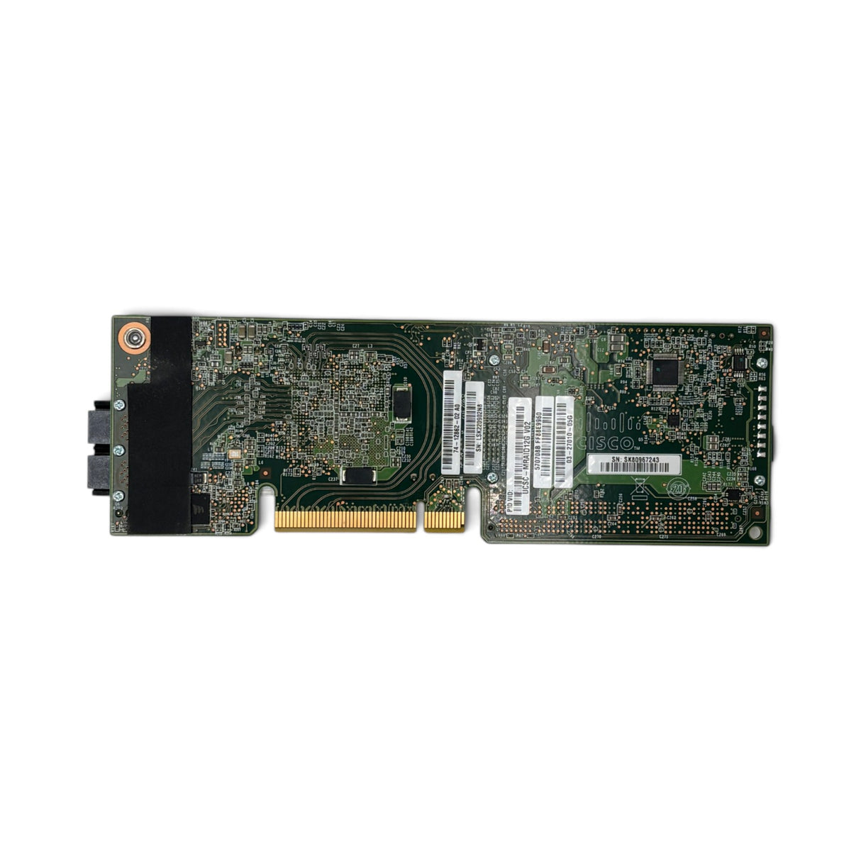 Cisco UCSC-MRAID12G 8-Port 12G SAS RAID Controller, no cache, P/N: 74-12862-01, UCSC-MRAID12G V02