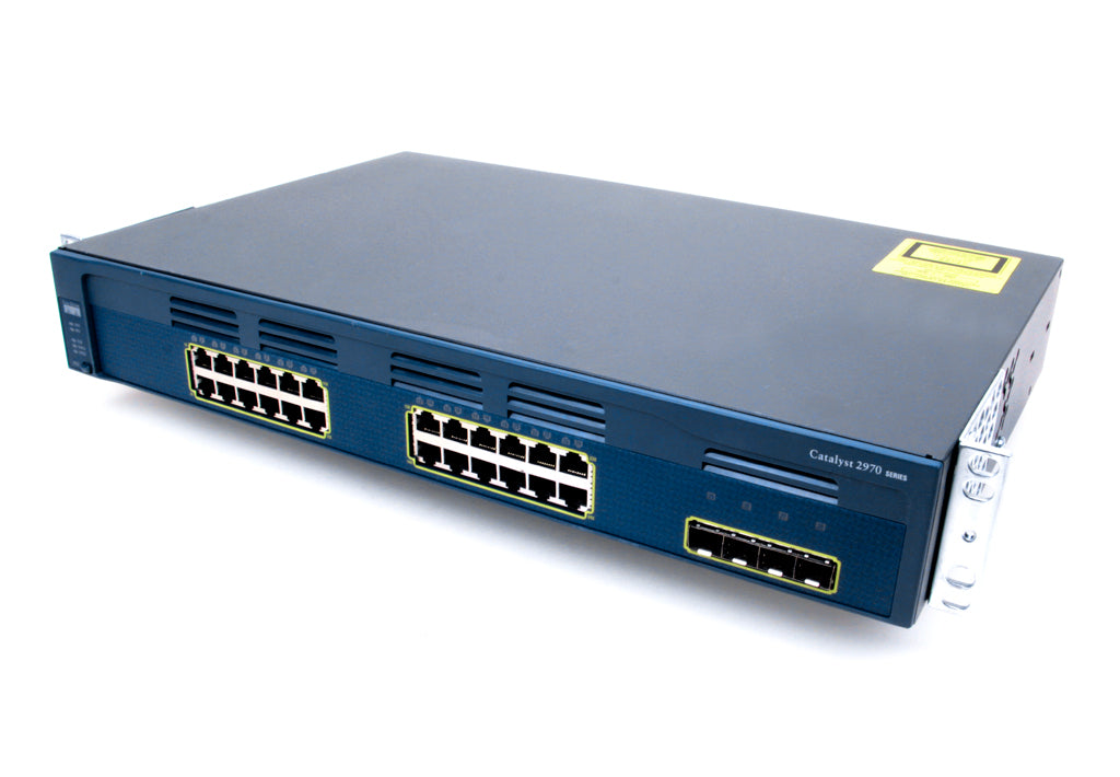 Cisco Catalyst WS-C2970G-24T-E, 24-Port Gigabit Ethernet Switch P/N: WS-C2970G-24T-E