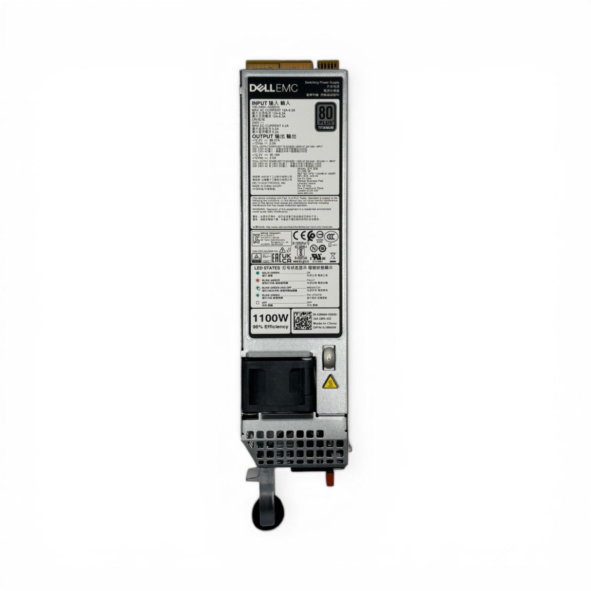 Dell 495-W-Netzteil HotSwap 80 Plus Platinum, Teilenummer: 3GHW3, 03GHW3, N24MJ, 0N24MJ