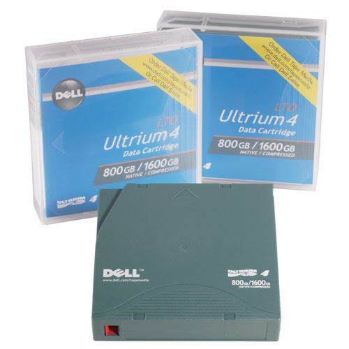 Dell LTO-4 Ultrium Data Cartridge 800/1.6TB P/N: YN156, 0YN156