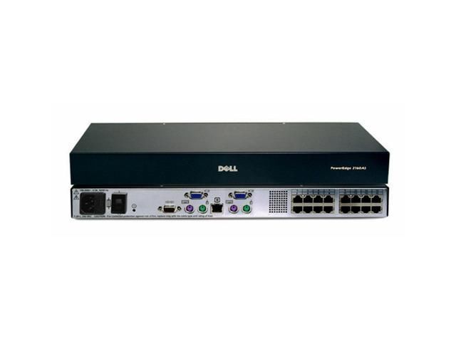 Dell PowerEdge 2160AS 16 Port Digital KVM w/Rails, P/N: D785J