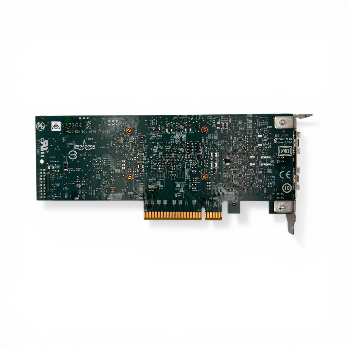 Dell Broadcom 57810S 2P 10Gb/s SFP+ Low Profile NIC P/N: 0Y40PH, Y40PH