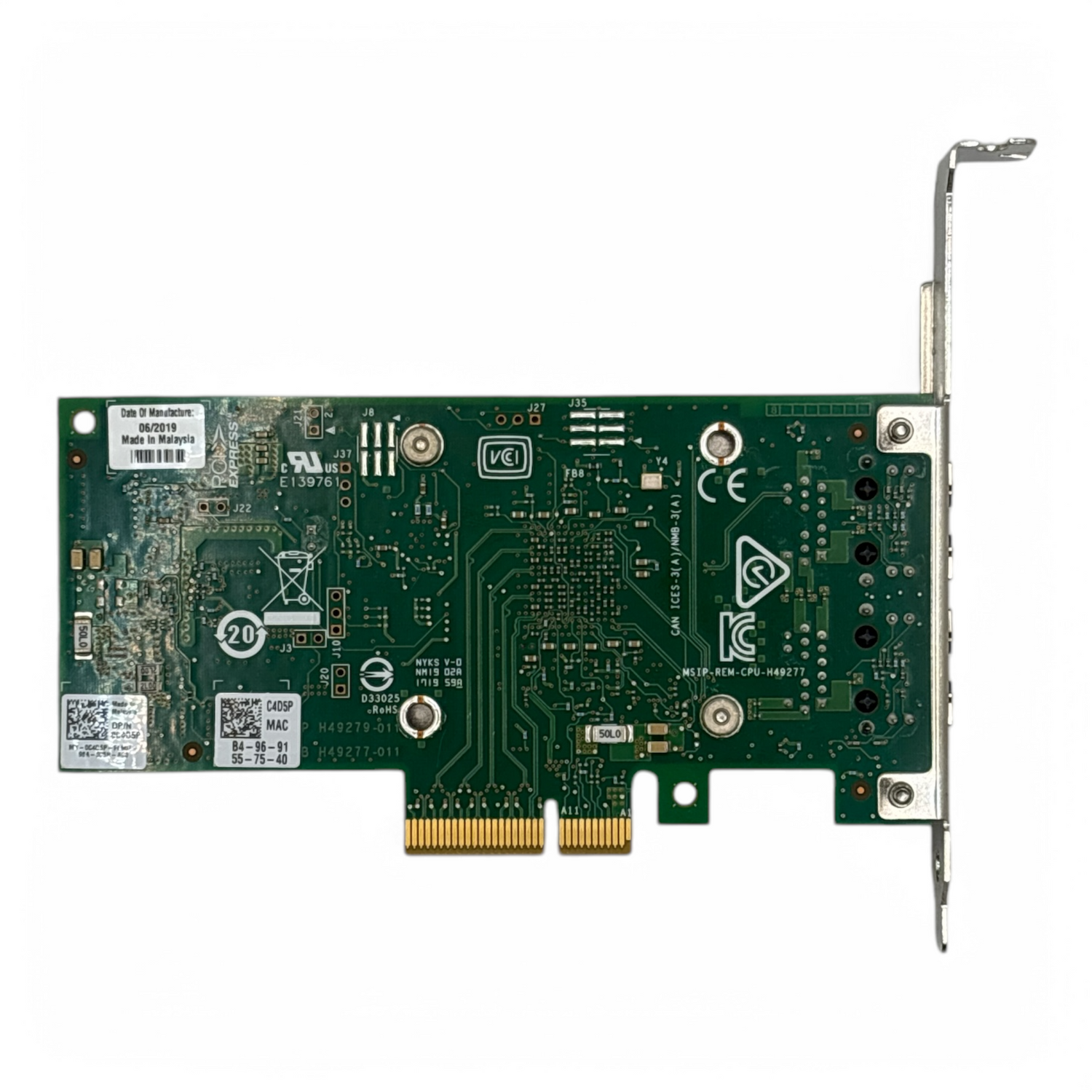 Dell C4D5P – Intel X550-T2 10GbE Dual-Port-Netzwerkadapter