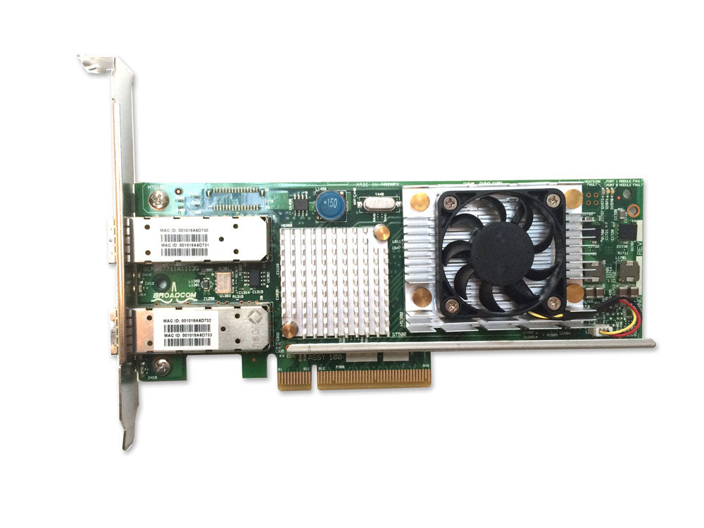 Dell Full Profile Broadcom 57711 2 Port 10Gb/s NIC P/N: KJYD8, 0KJYD8