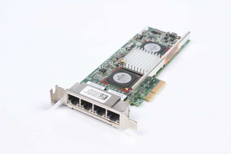 4P, 1Gb/s, ETH, PCI-E, NIC, LP, Broadcom NetXtreme II 5709, Dell, P736R
