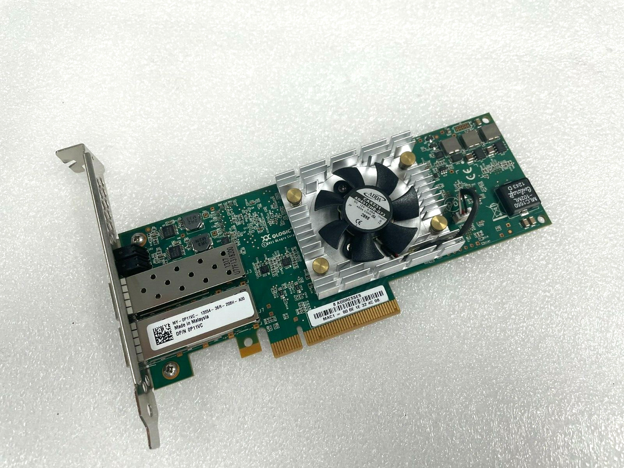 2P, 10 Gbit/s, PCI-E 2.0 x8, DELL QLE8262, FP, DP/N: 0P11VC