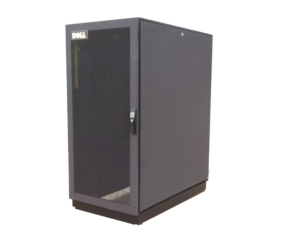 Serverschrank schwarz, 24HE, (Gebrauchter Serverschrank, eventuell Kratzer)