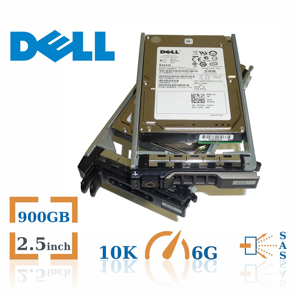 900GB 10K SAS 2.5'' HDD DP 6G SED Enterprise PLUS EqualLogic P/N: P4DC3 0P4DC3