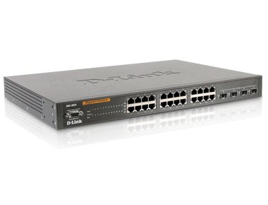 D-Link DGS-3024 24-Port 10/100/1000 Switch + 4 combo SFP ports