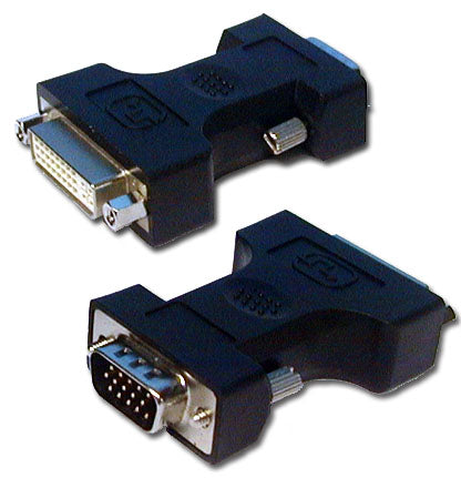 DVI-zu-VGA-Adapter WEISS