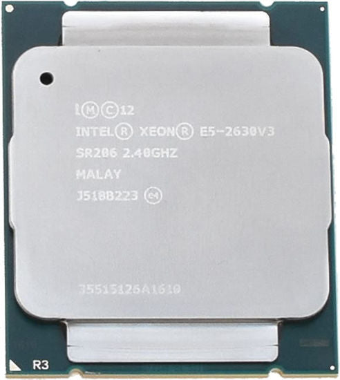 Intel Xeon E5-2630 v3 - 8 Cores 16 Threads, 2.40GHz Base 3.20GHz Turbo, 20MB Cache, 85W P/N: SR206
