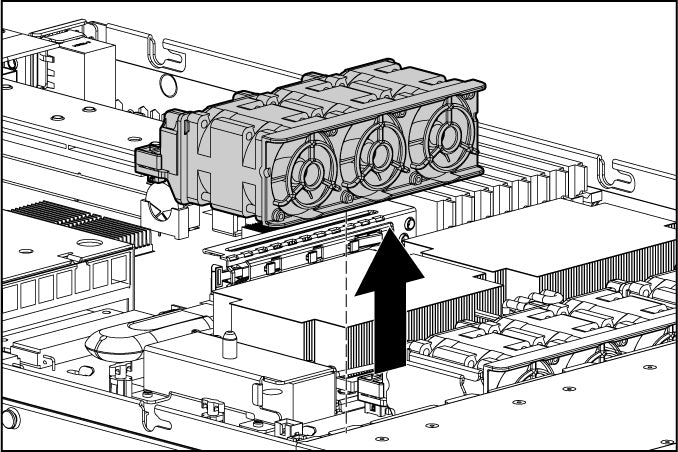 HP DL360G5 / DL365G5 SPS-LÜFTERSYSTEM P/N: A70815 412212-001