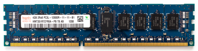 4 GB 2Rx8 PC3L-12800R Niederspannung Hynix HMT351R7CFR8A-PB