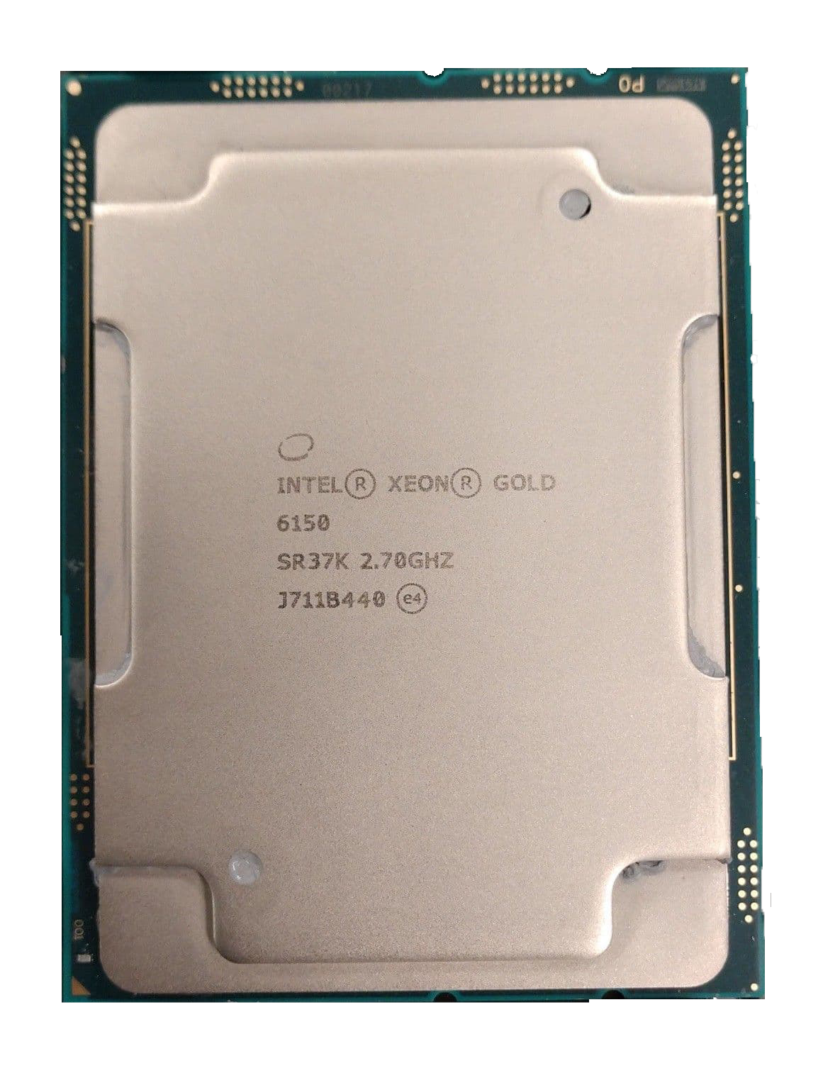 Intel Xeon Gold 6150 - 16 Cores 32 Threads, Base 2.8Ghz Turbo 3.9Ghz, 150W P/N: SR37K