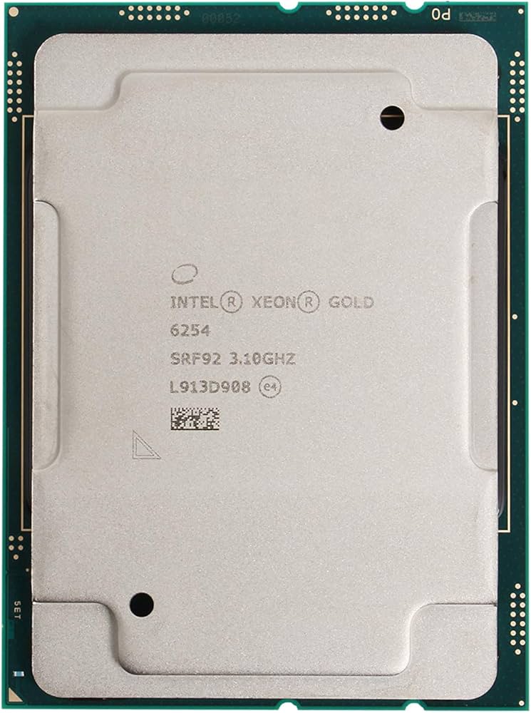 Intel Xeon Gold 6254 - 18 Cores  36 Threads, Base 3.1Ghz Turbo 4.0Ghz, 200W P/N: SRF92