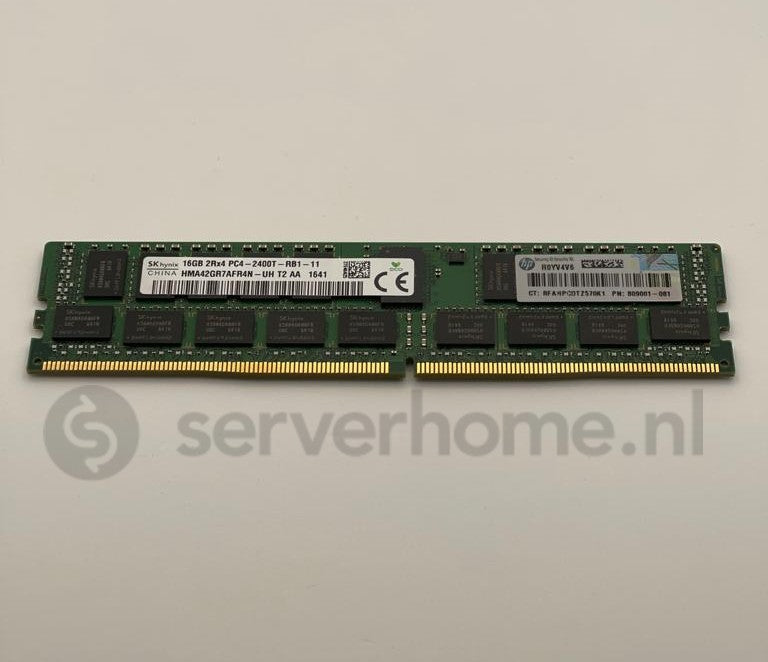 16 GB 2Rx4 PC4-2400T SKHynix HMA42GR7AFR4N-UH HP-Teilenummer: 809081-081