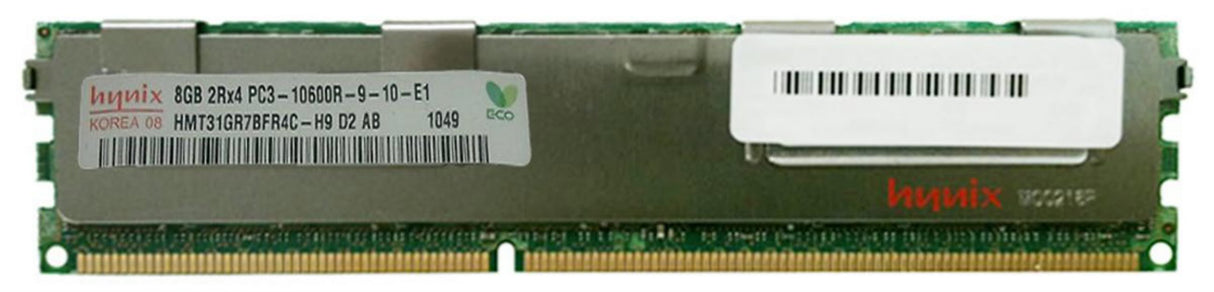 Memory Hynix 8GB 2Rx4 PC3-10600R DDR3-1333 ECC HMT31GR7BFR4C-H9