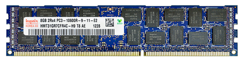 Memory Hynix 8GB 2Rx4 PC3-10600R DDR3-1333 ECC HMT31GR7CFR4C-H9