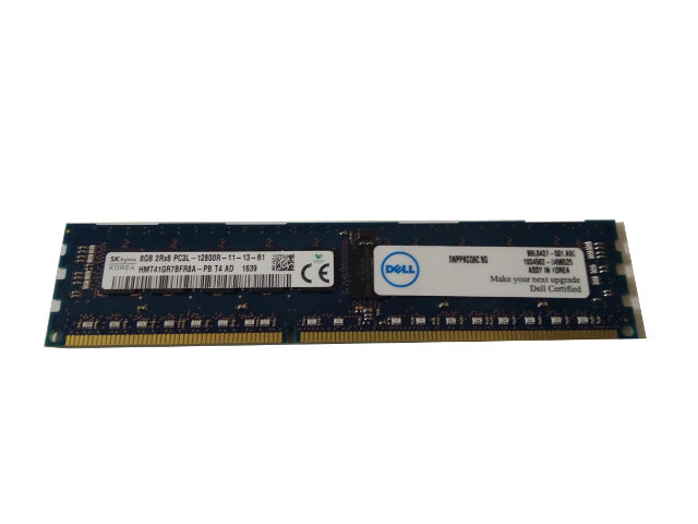 8GB 2Rx8 PC3L-12800R Low Voltage Hynix HMT41GR7BFR8A-PB Dell P/N: SNPPKCG9C/8G