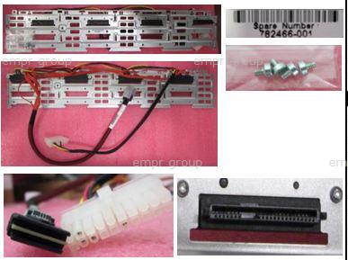HP 4-Bay Large Form Factor (LFF) Nicht-Hot-Plug-Kabelbaugruppe P/N: 782466-001