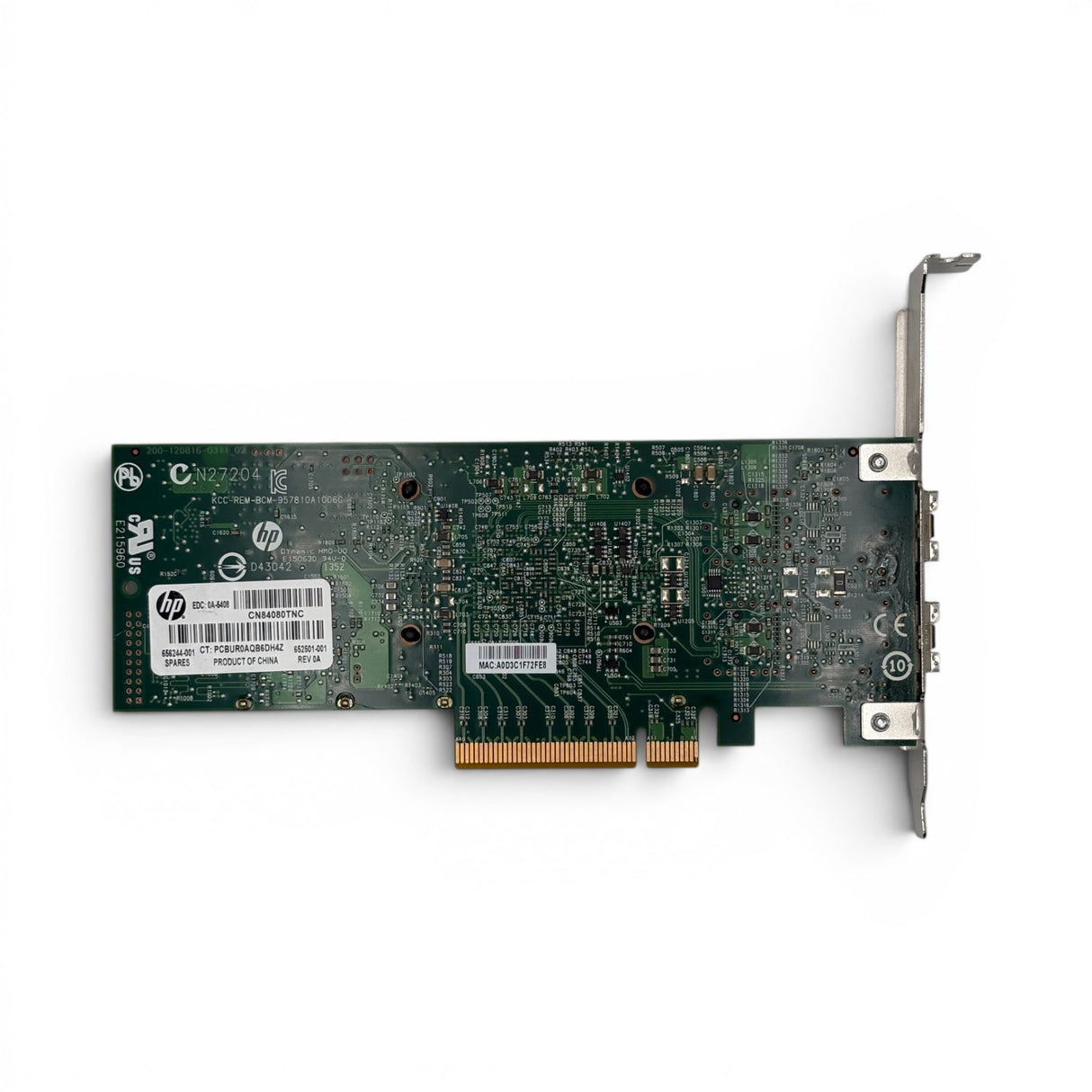 HPEE Full Profile 530SFP+ 2-Port 10 Gb/s NIC Teilenummer: 652501-001, 656244-001