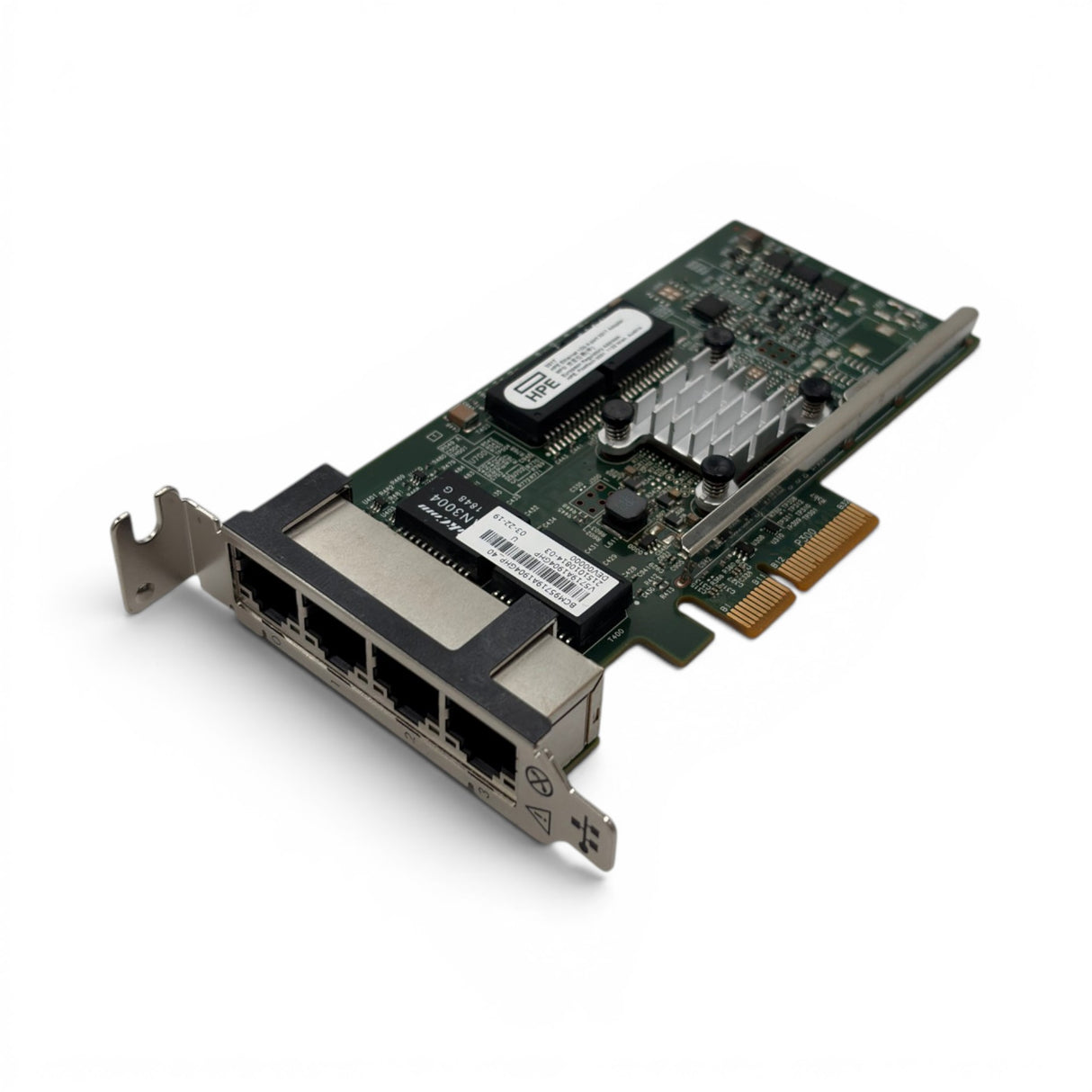 HP 4x 1Gb RJ45 331T NIC Low Profile P/N: 647592-001