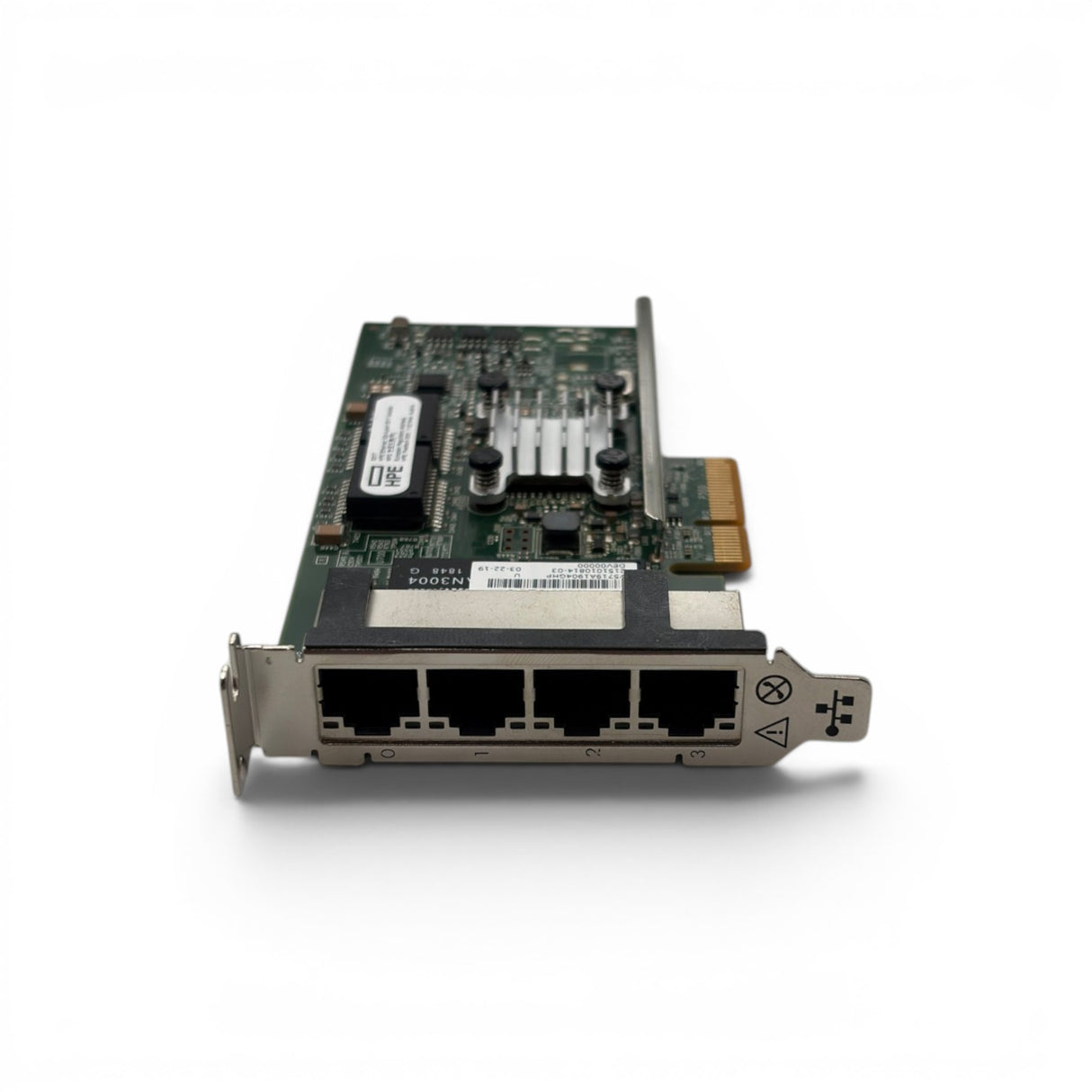HP 4x 1Gb RJ45 331T NIC Low Profile P/N: 647592-001