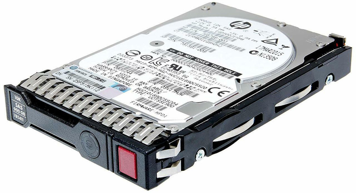 900GB 10K SAS 2.5" HDD 12G HPE EG0900JEHMB P/N: 768788-003