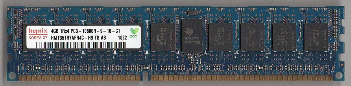 4GB 1Rx4 PC3-10600R DDR3-1333 ECC Hynix, HMT351R7AFR4C-H9