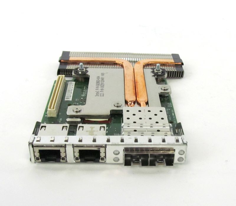 Dell Intel X520/I350 2x SFP+ 10 Gbit/s, 2x RJ45 1 Gbit/s Teile-Nr.: C63DV, 0C63DV