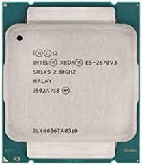 Intel Xeon E5-2670 v3 - 12 Cores 24 Threads, 2.30GHz Base 3.10GHz Turbo, 30MB Cache, 120W P/N: SR1XS