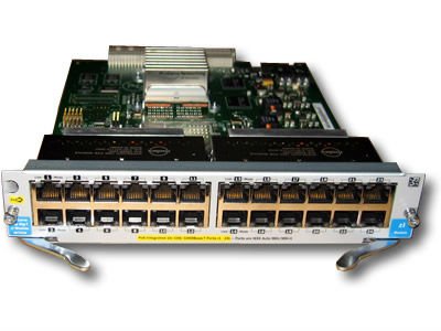 HP J8702A 24-PORT 10/100/1000 PoE Zi-Modul für Switches der Serie 5400
