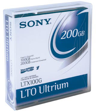 Sony LTO-1 Ultrium 1 Data Cartridge 100/200GB LTX100G