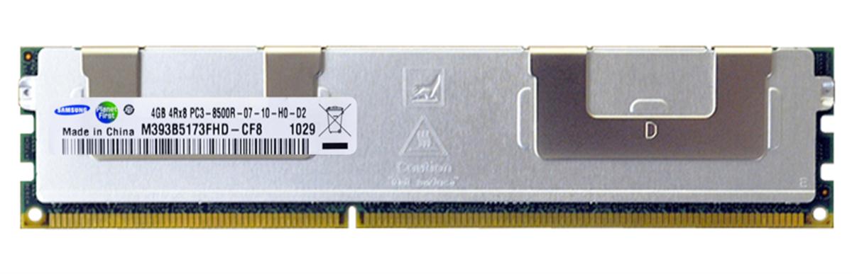 4GB 4Rx8 PC3-8500R Samsung M393B5173FHD-CF8