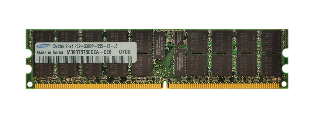 Memory Samsung 2GB 2Rx4 PC2-5300P DDR2-667 ECC M393T5750CZA-CE6