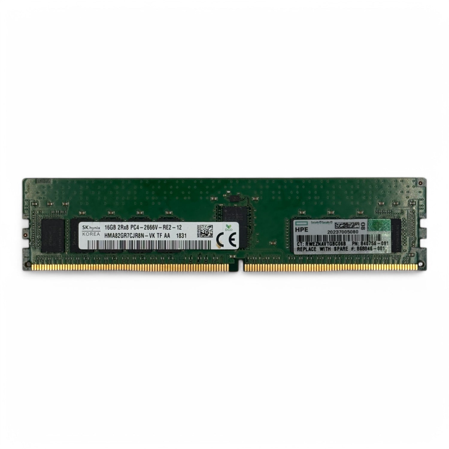 16 GB 2Rx8 PC4-3200 SK Hynix HMA82GR7DJR8N-XN