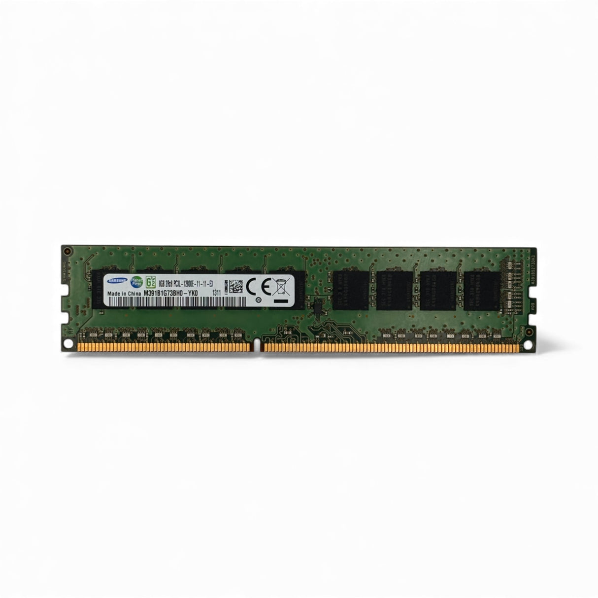 8GB 2Rx8 PC3-12800 Samsung M391B1G73BH0-YK0