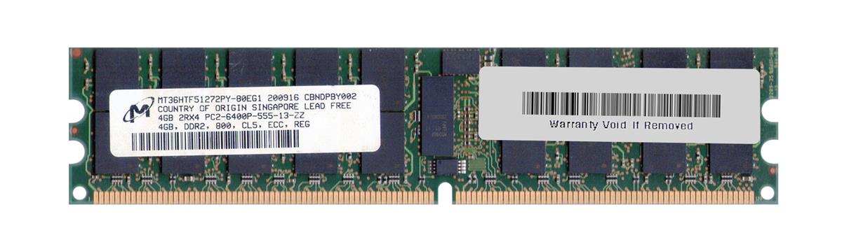 Micron 4GB 2Rx4 PC2-6400P DDR2-800 ECC MT36HTF51272PY-80EG1