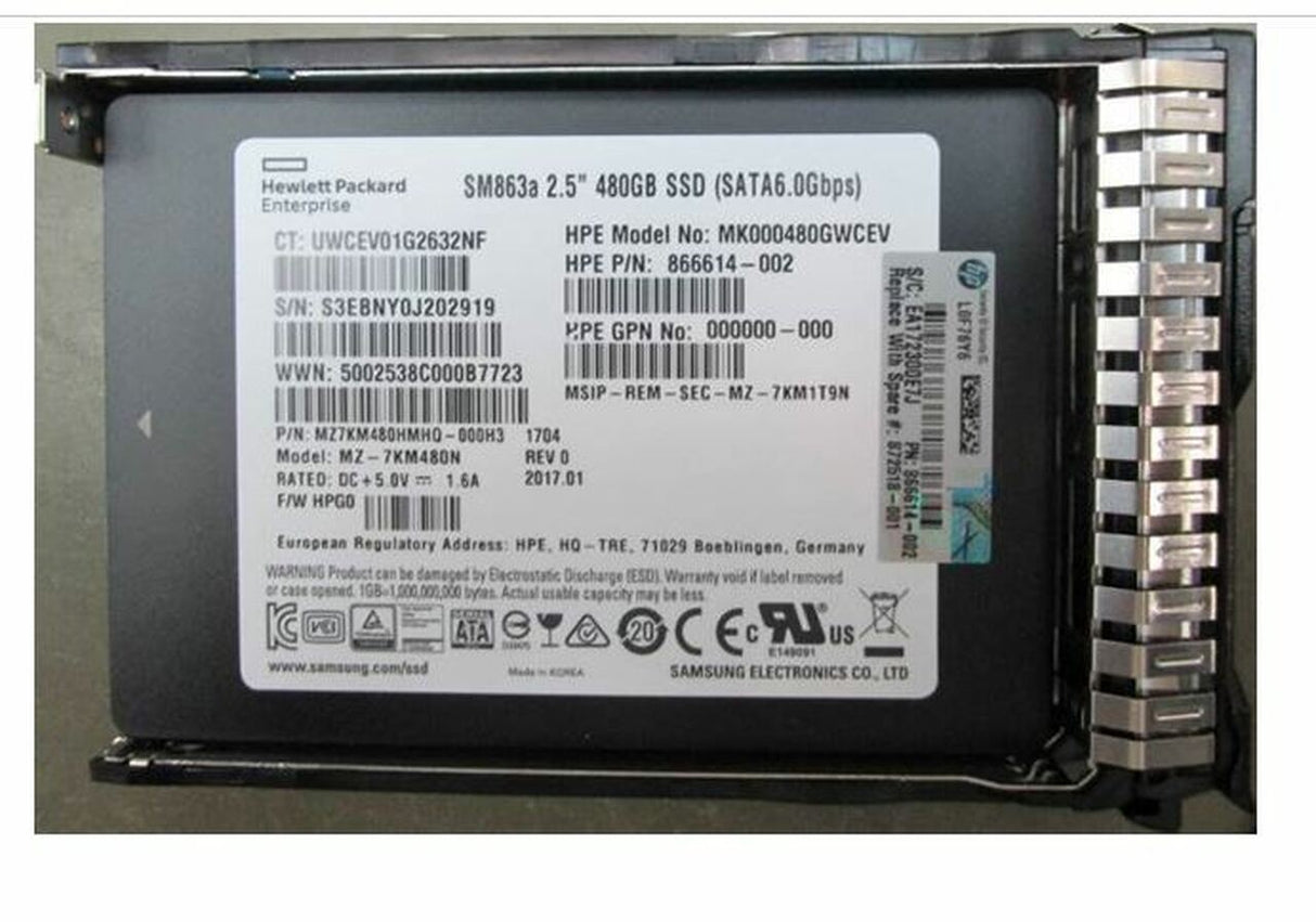 480GB SSD 6G SATA MK000480GWCEV