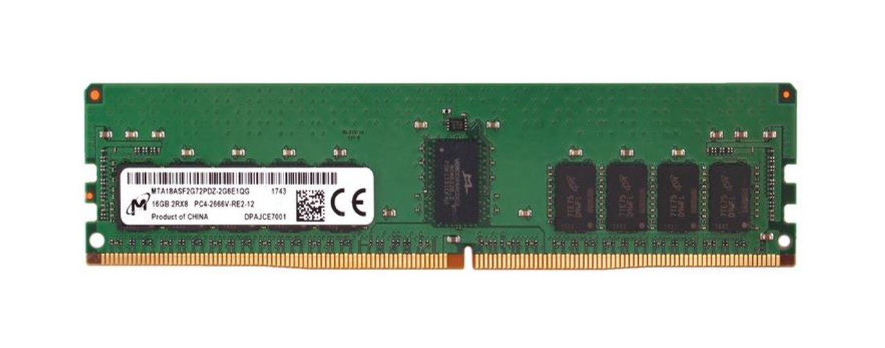 16 GB 2Rx8 PC4-2666V Micron MTA18ASF2G72PDZ-2G6E1QG