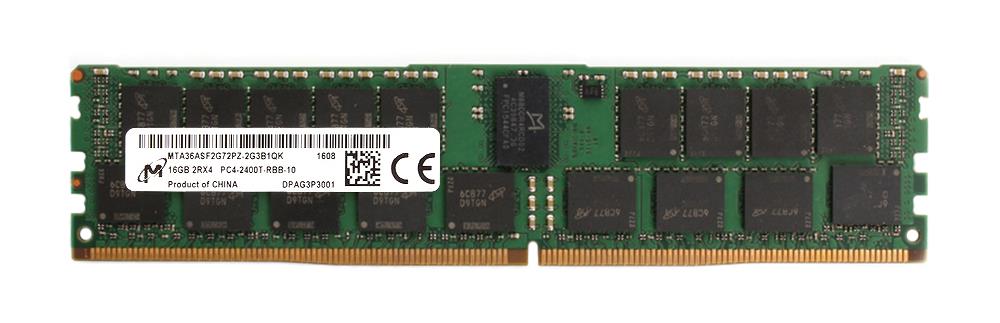 16 GB 2Rx4 PC4-2400T Micron MTA36ASF2G72PZ-2G3B1QG HP-Teilenummer: 809081-081