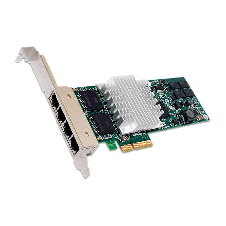 HPE Full Profile NC364T 4 Port 1Gb/s NIC P/N: 435508-B21