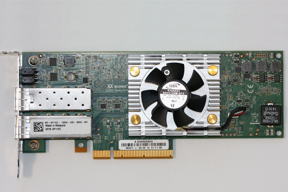 Dell Low Profile QLE8262 2Port 10G 2 Port 10Gb/s CNA P/N: QLE8262