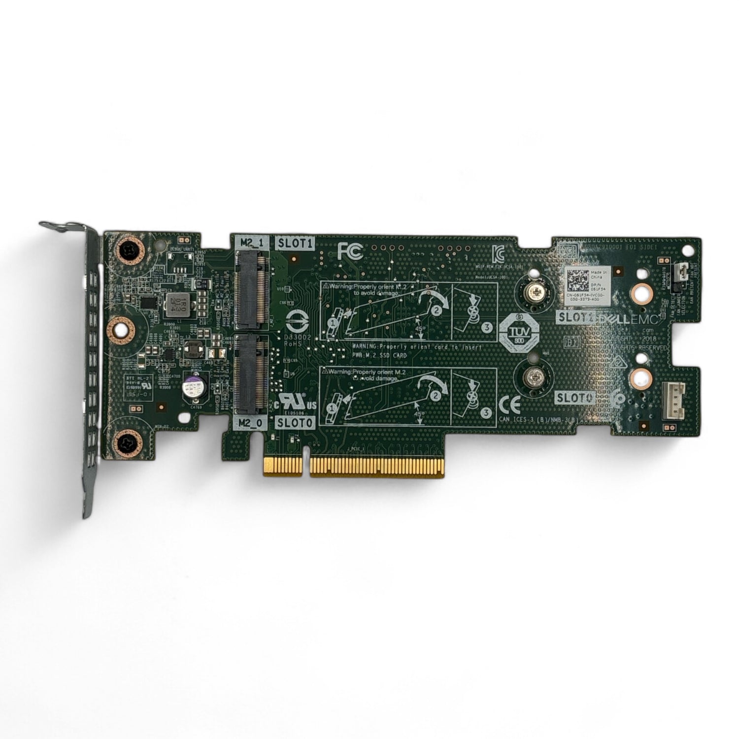 Dell BOSS-S1-Karte PCI-e 2x M.2-Steckplatz LP P/N: 61F54, 061F54