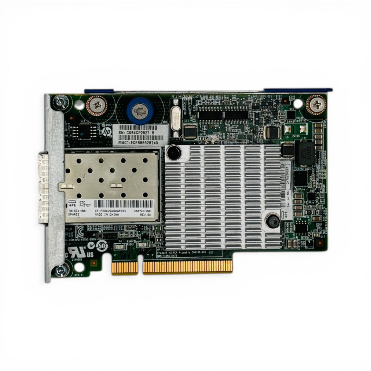 HP Flexfabric 533FLR-T 10 Gb 2P UTP Teilenr.: 700757-001, 701534-001
