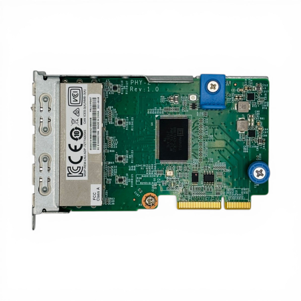 Lenovo - ThinkSystem 1Gb 4-Port RJ45 LOM Adapter , P/N: 01PE407