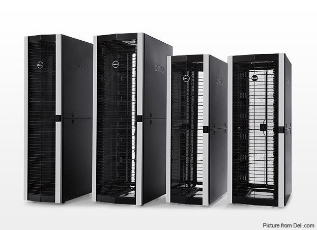 Dell PowerEdge 4220 Rack Enclosure - 42U, compleet, Gebruiksporen