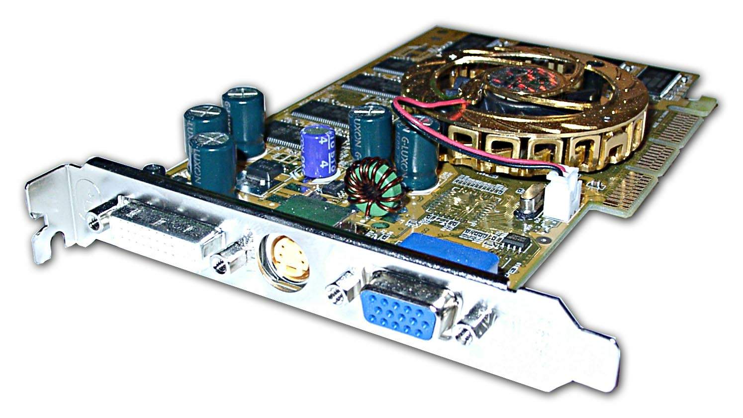 NVIDIA GEFORCE FX5200 256 MB, PCI, 1 x DVI, 1 x VGA, 1 x TV